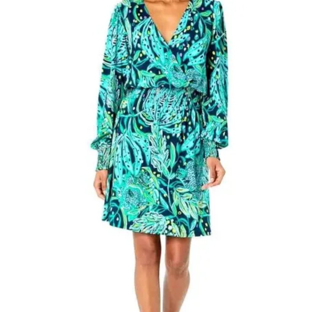 Lilly Pulitzer TALLEY Long Sleeve Dress Sz Large NWT
